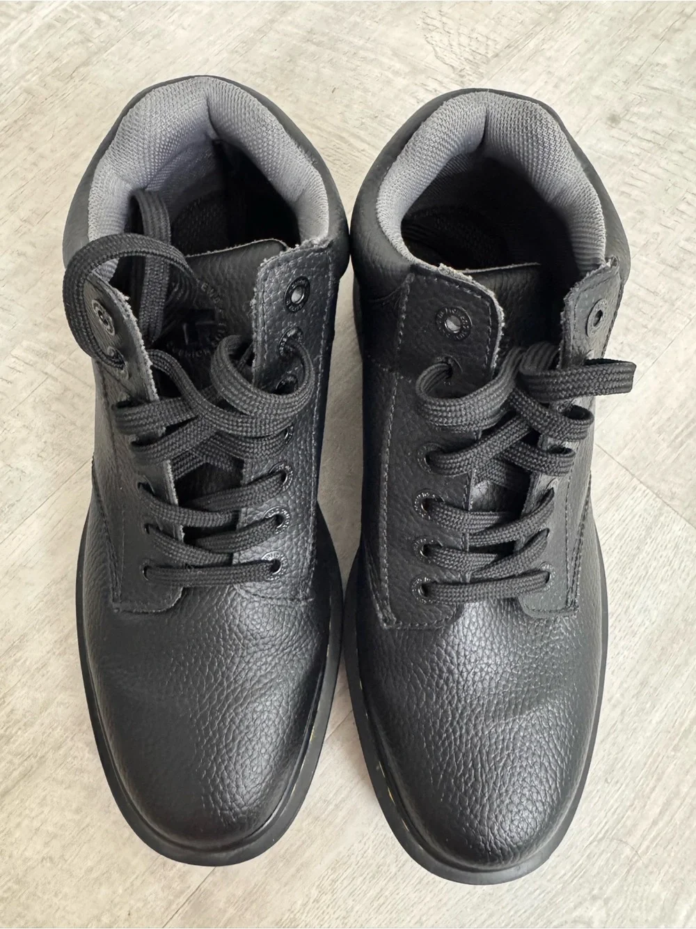 Men’s Dr. Martens Leather Harrisfield Boots, Black, Size UK 10, US 11